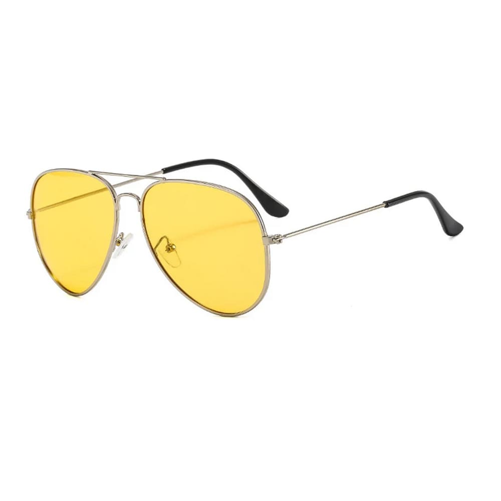 Óculos Aviador Bl Night Drive para Dirigir à Noite Noturno Lentes Amarelas