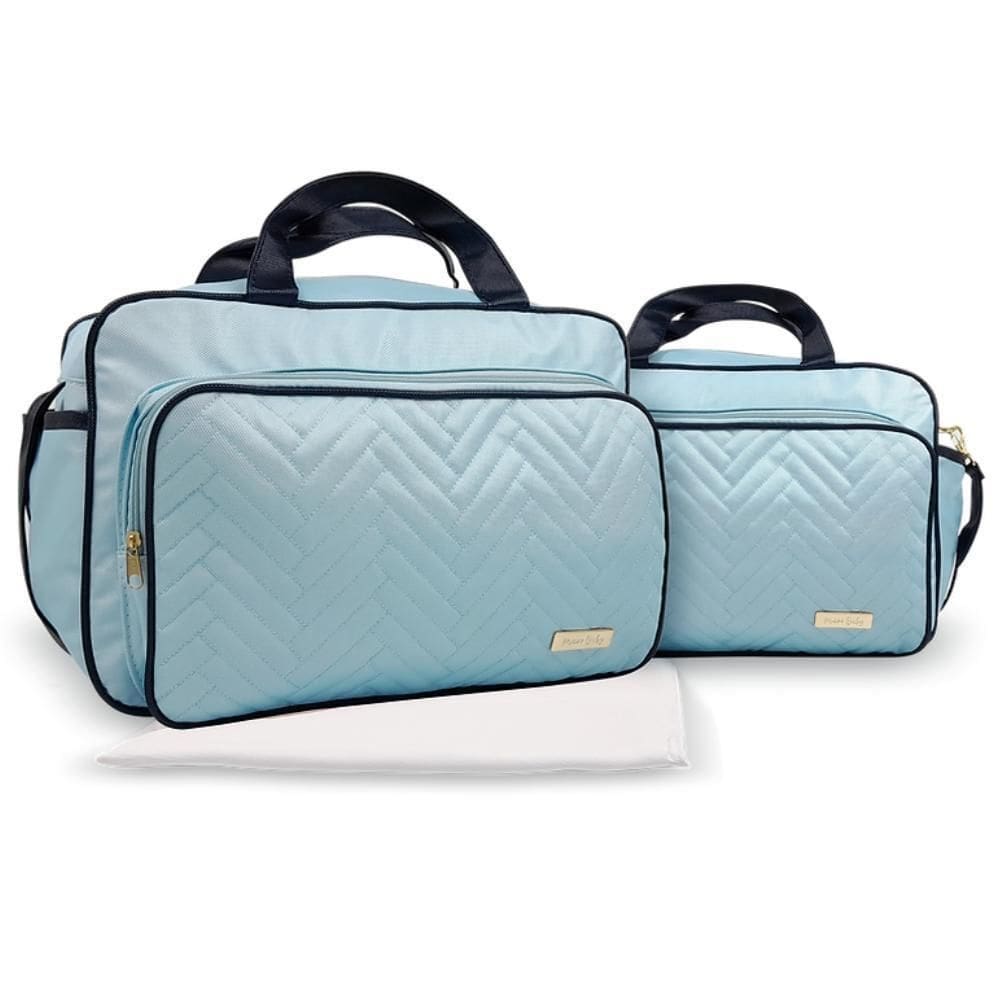Kit Bolsas Maternidade Mave Baby Exclusive Azul Claro