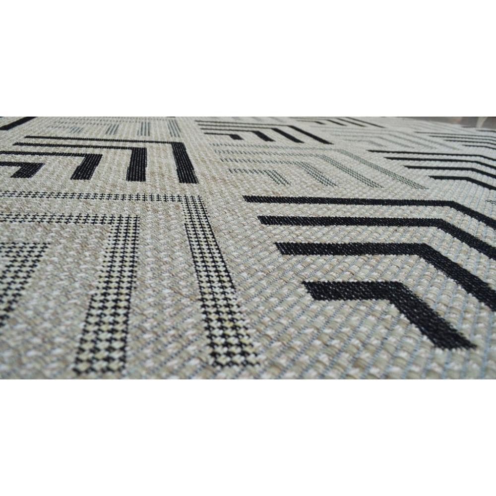 Mega Tapete Quadrado Natural Look Flecha B 215X215 Cm