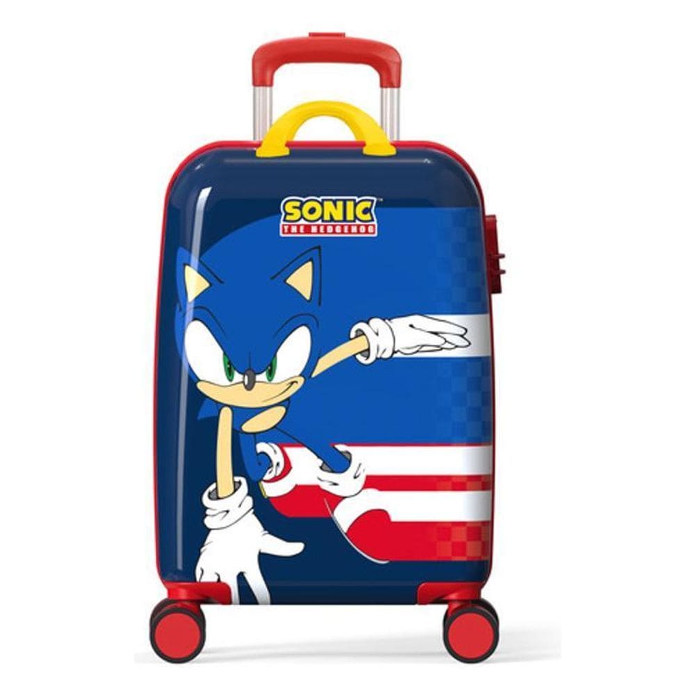 Mala De Viagem Pequena Infantil Escolar Sonic