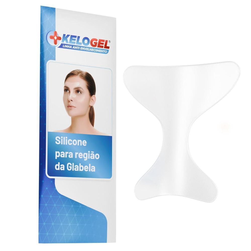 Adesivo De Silicone Anti-Sinais Região Glabela 1Un Kelogel