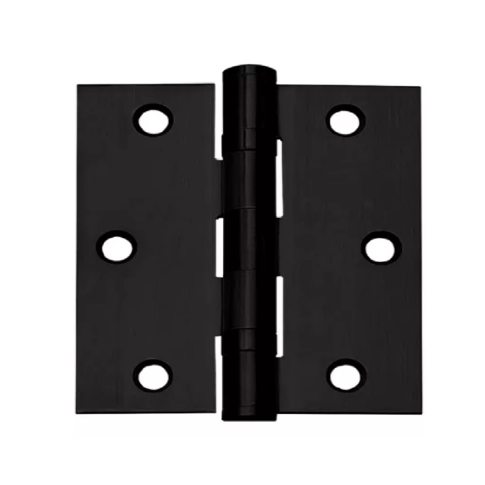 Dobradiça Inox P Porta C/ Rolamento 3½x3 Preta