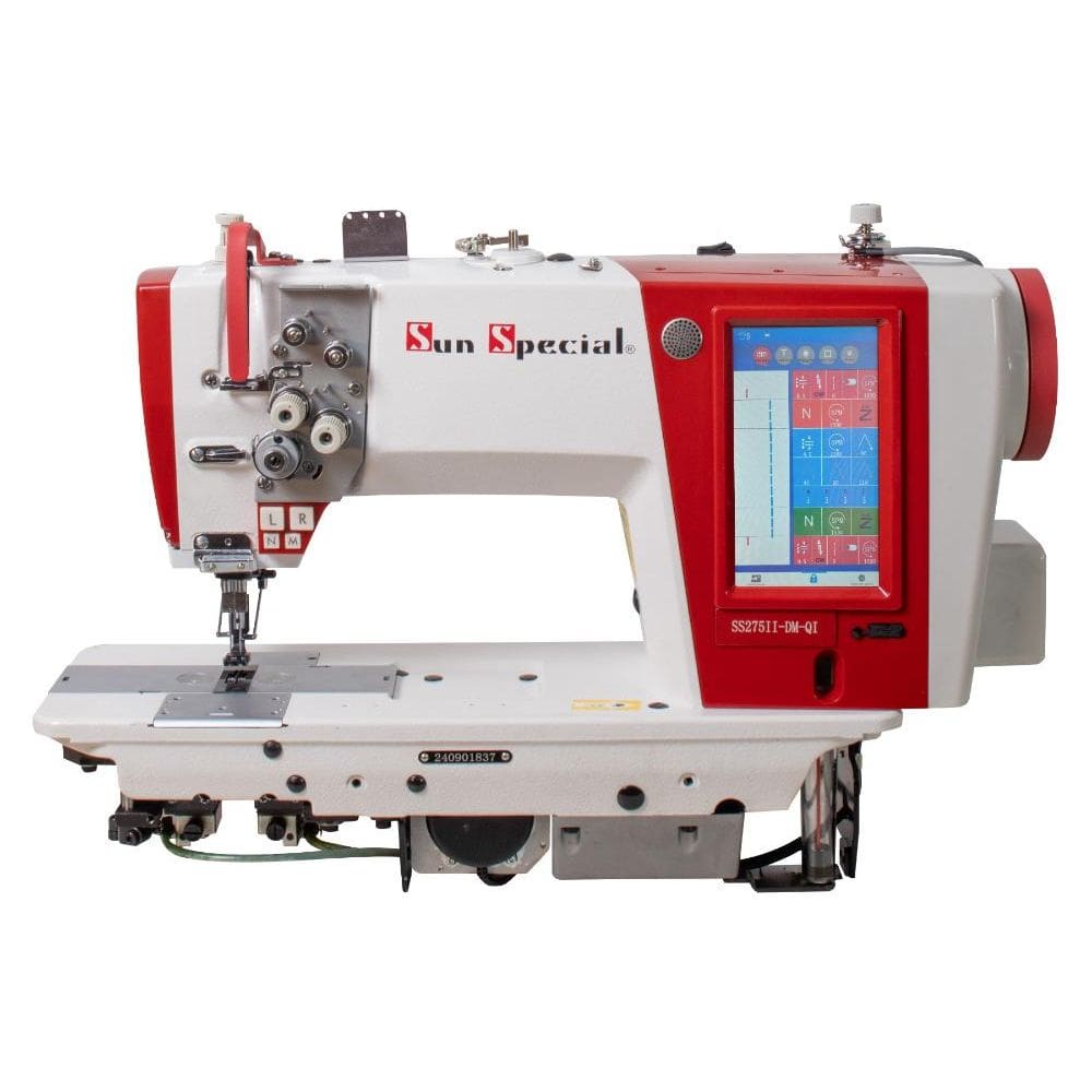 Máquina Costura Industrial Pespontadeira Eletrônica Barra Alternada SS275II-DM-QI 220V - Sun Special