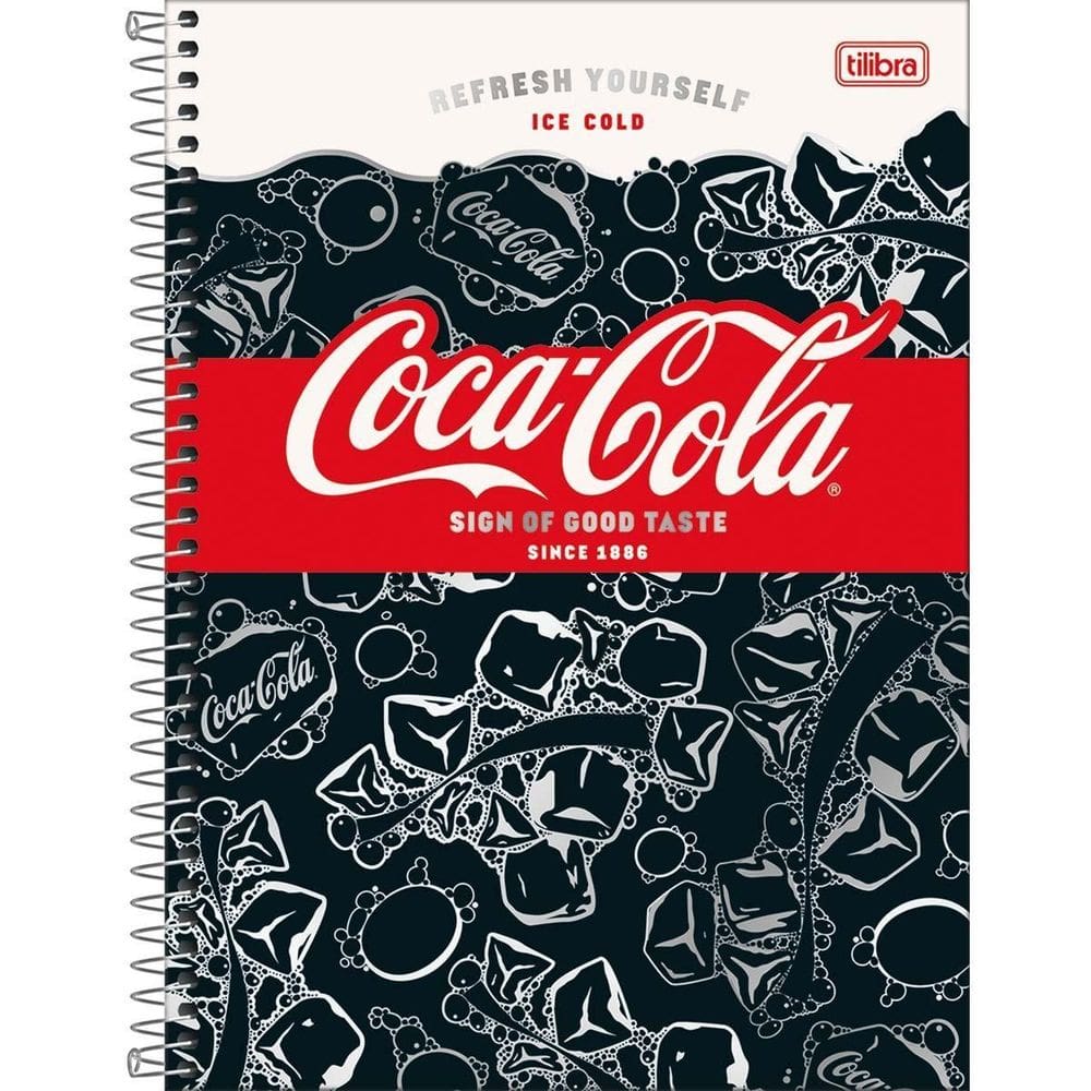 Caderno C/D 01 Materia Coca-Cola 80 Folhas Tilibra