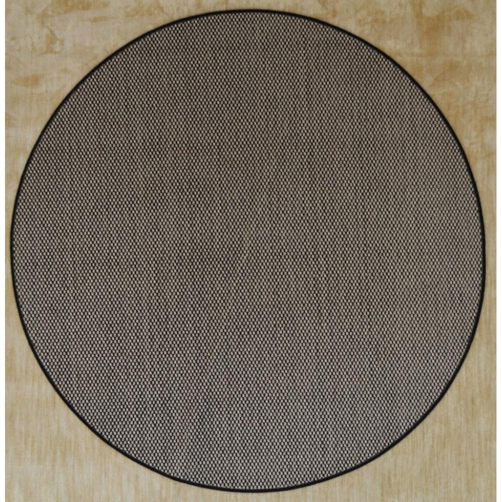 Tapete Redondo Artesanal Look Flor De Liz B 200 Cm