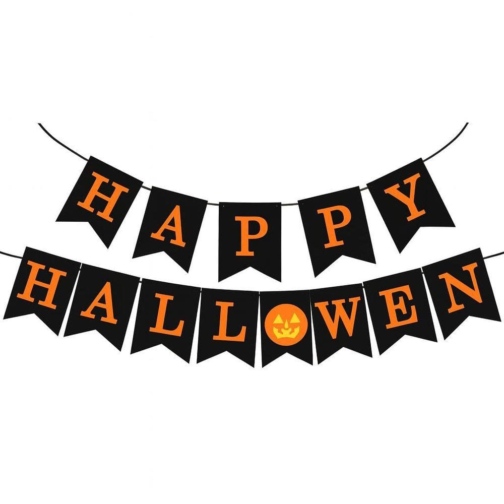 Faixa De Papel Happy Halloween