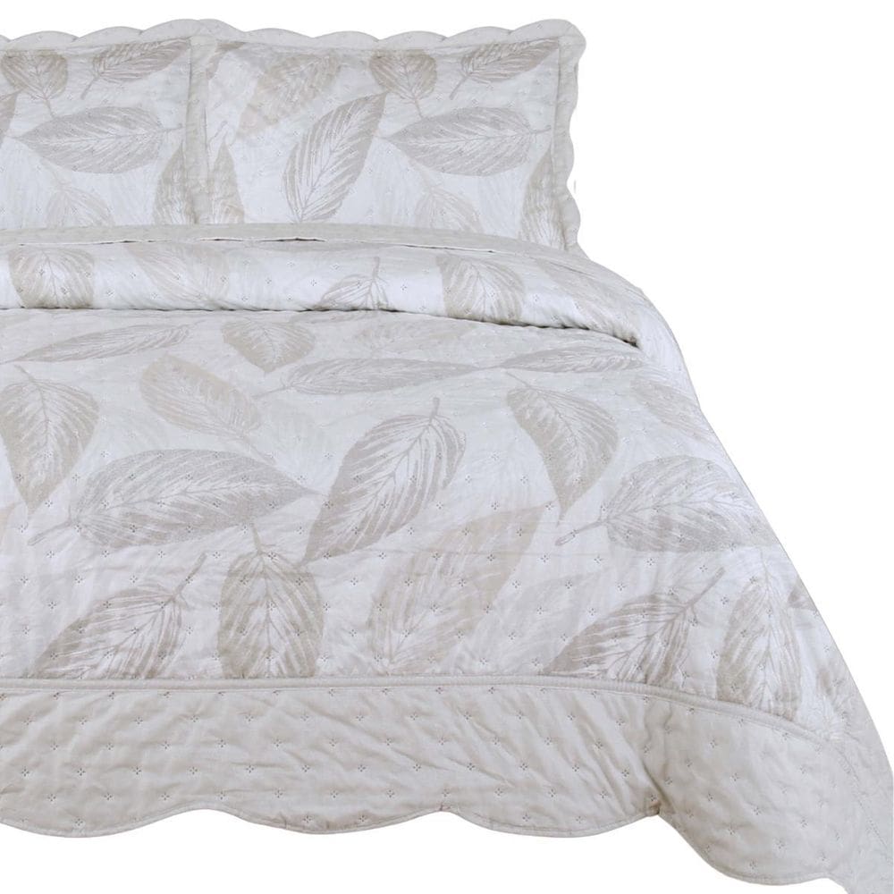 Cama Posta King Arielle Colcha Luxo Algodão 300 Fios Bordado