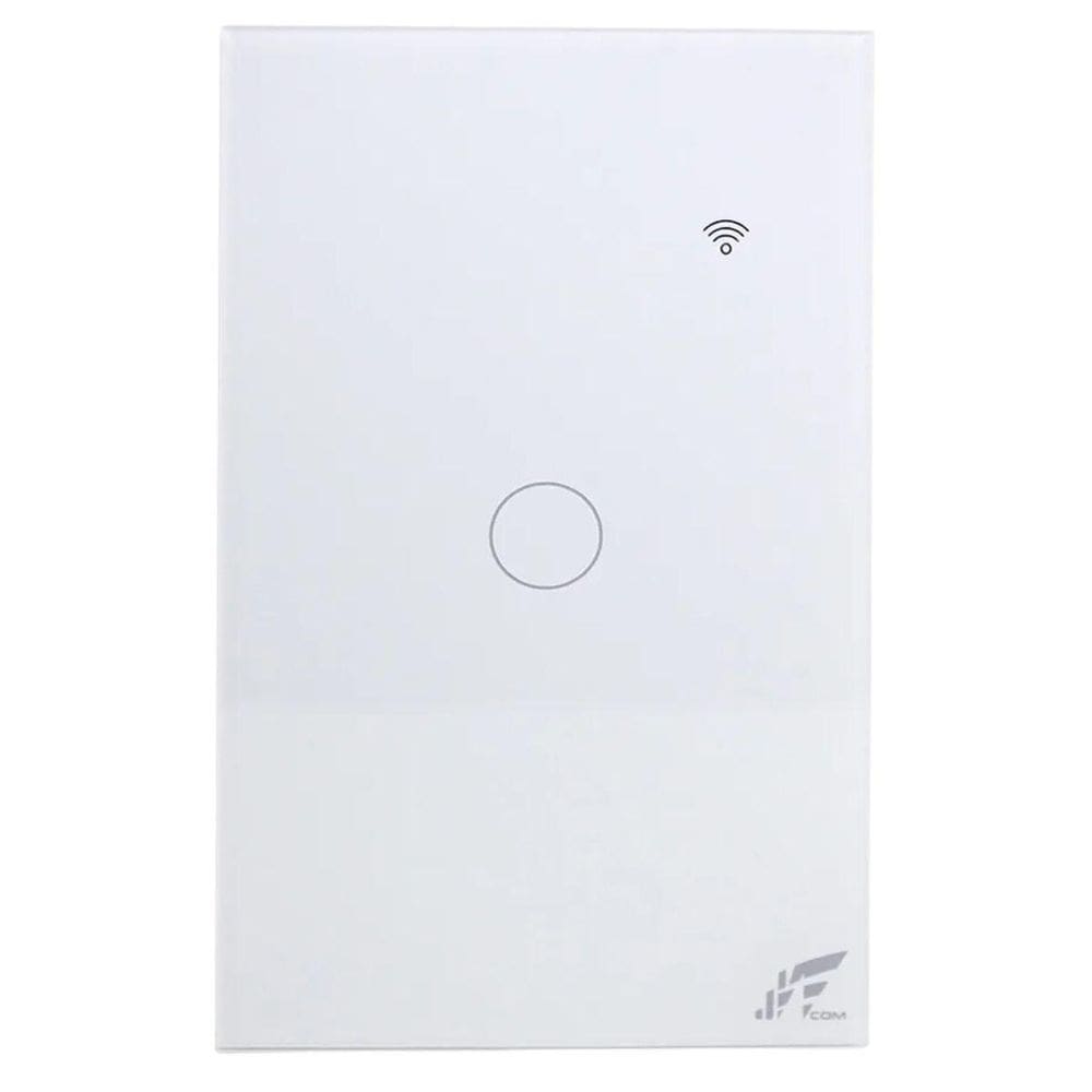 Interruptor Touch Inteligente Wi-Fi Rf 433Mhz Jwcom 1 Botão