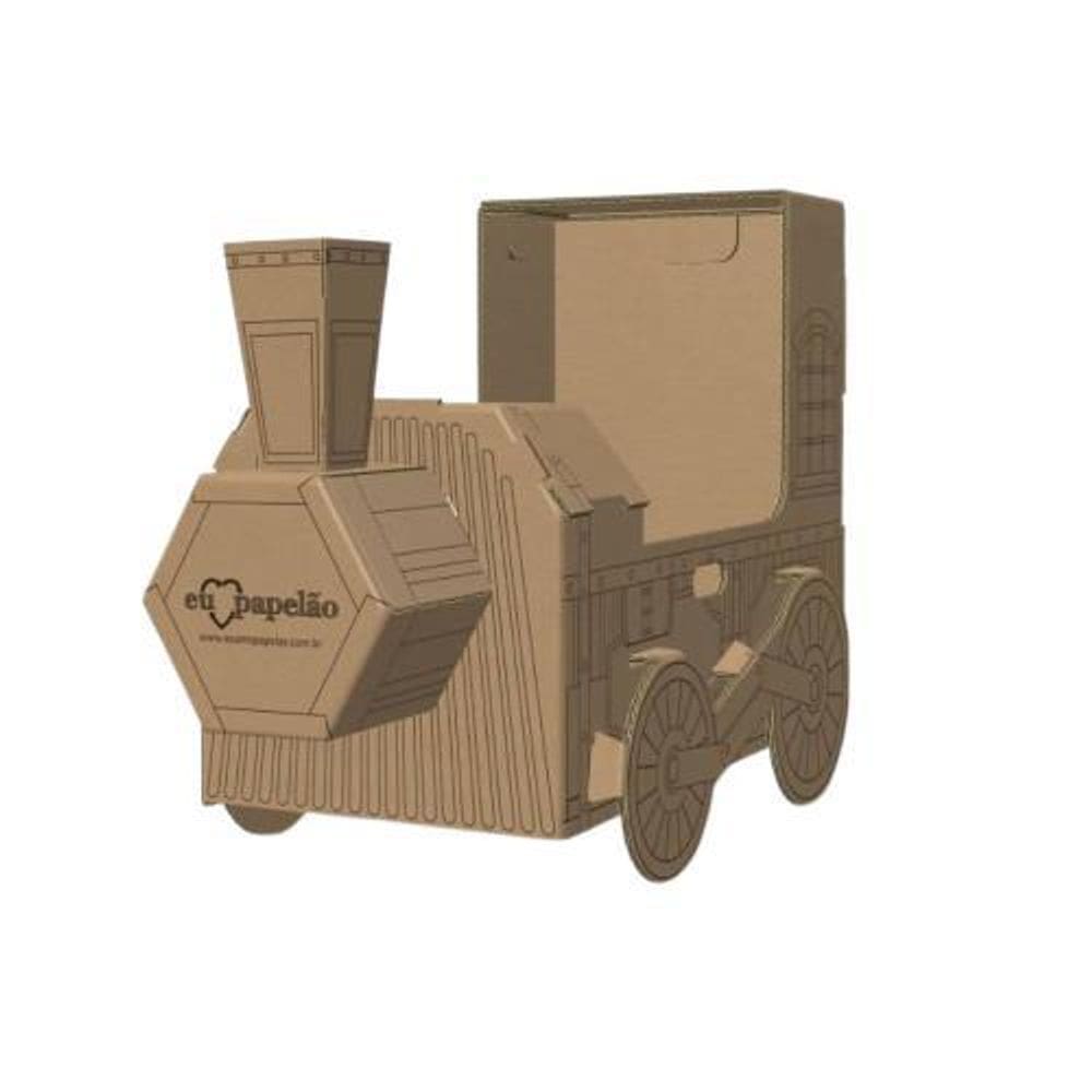 Kit Trem Para Brincar Papelão Eu Amo Papelão
