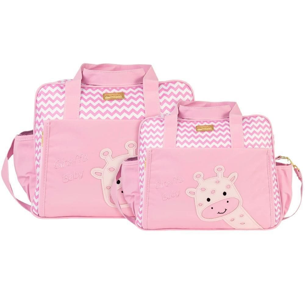 Kit Bolsas Maternidade Mave Baby Giraffe Rosa