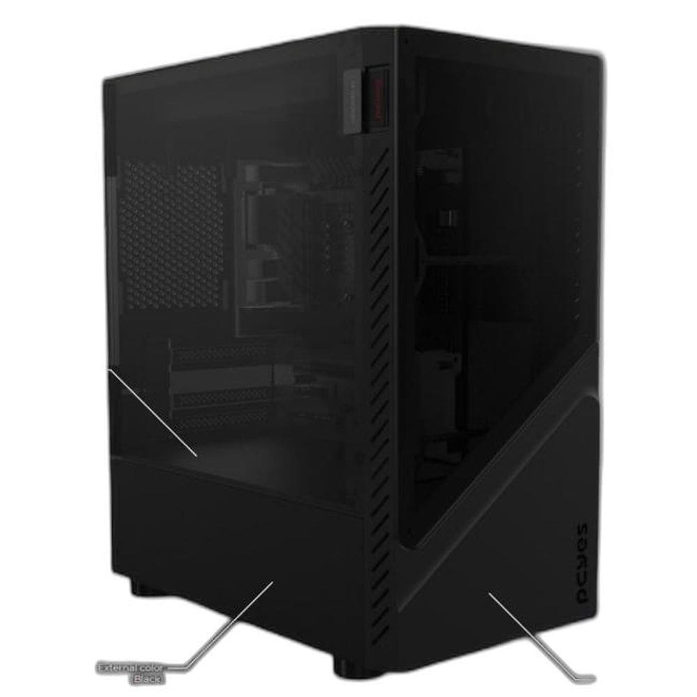 Gabinete Gamer Vulcan Vidro Temperado - Pcyes - Gsbvpbr