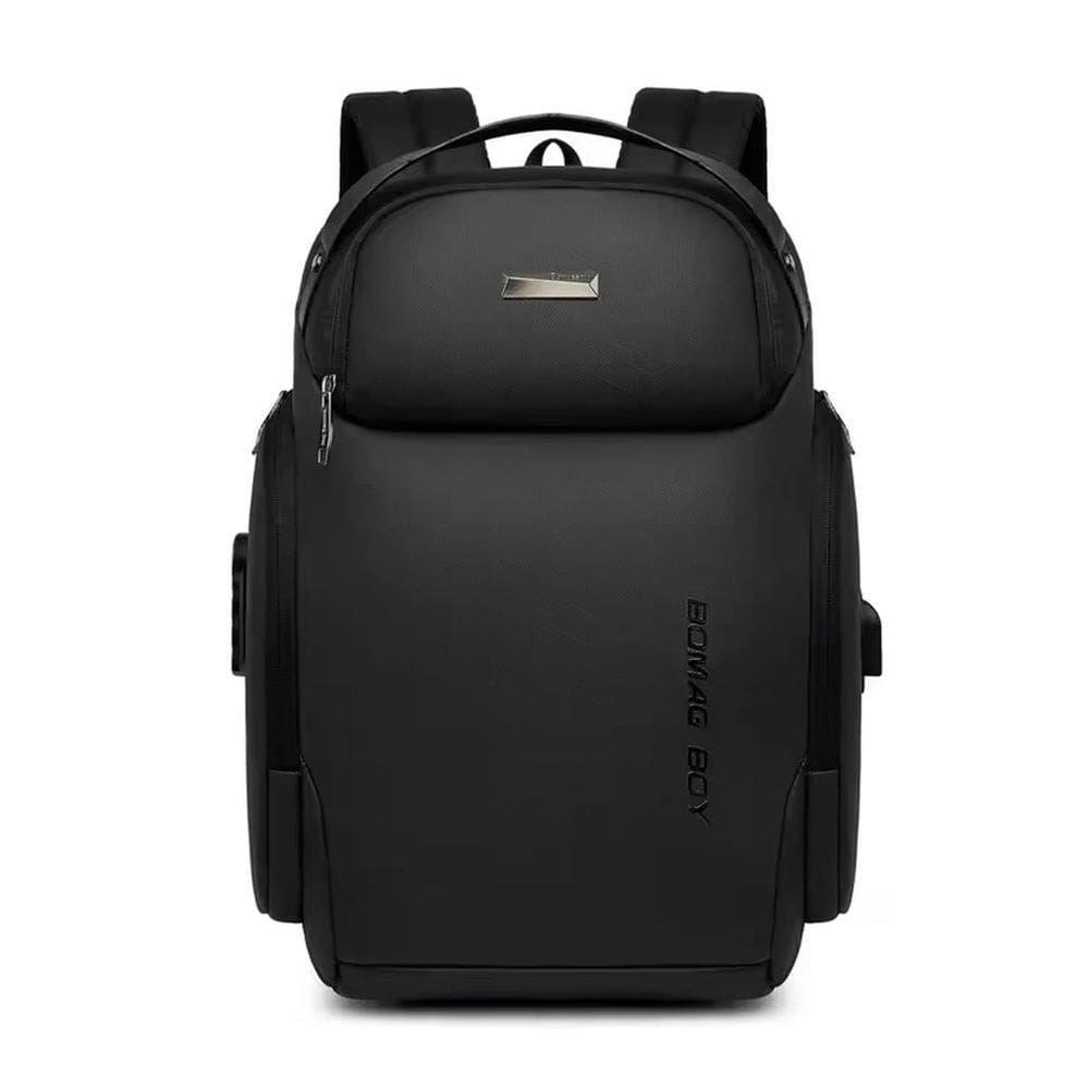 Mochila Antifurto Usb Trava De Zíper Impermeável - Preto