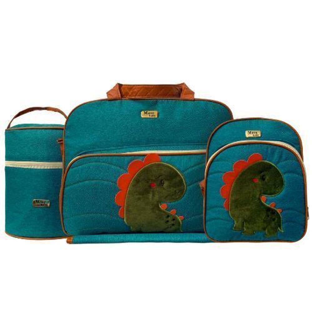 Kit Bolsas Maternidade Mave Baby Animals Verde