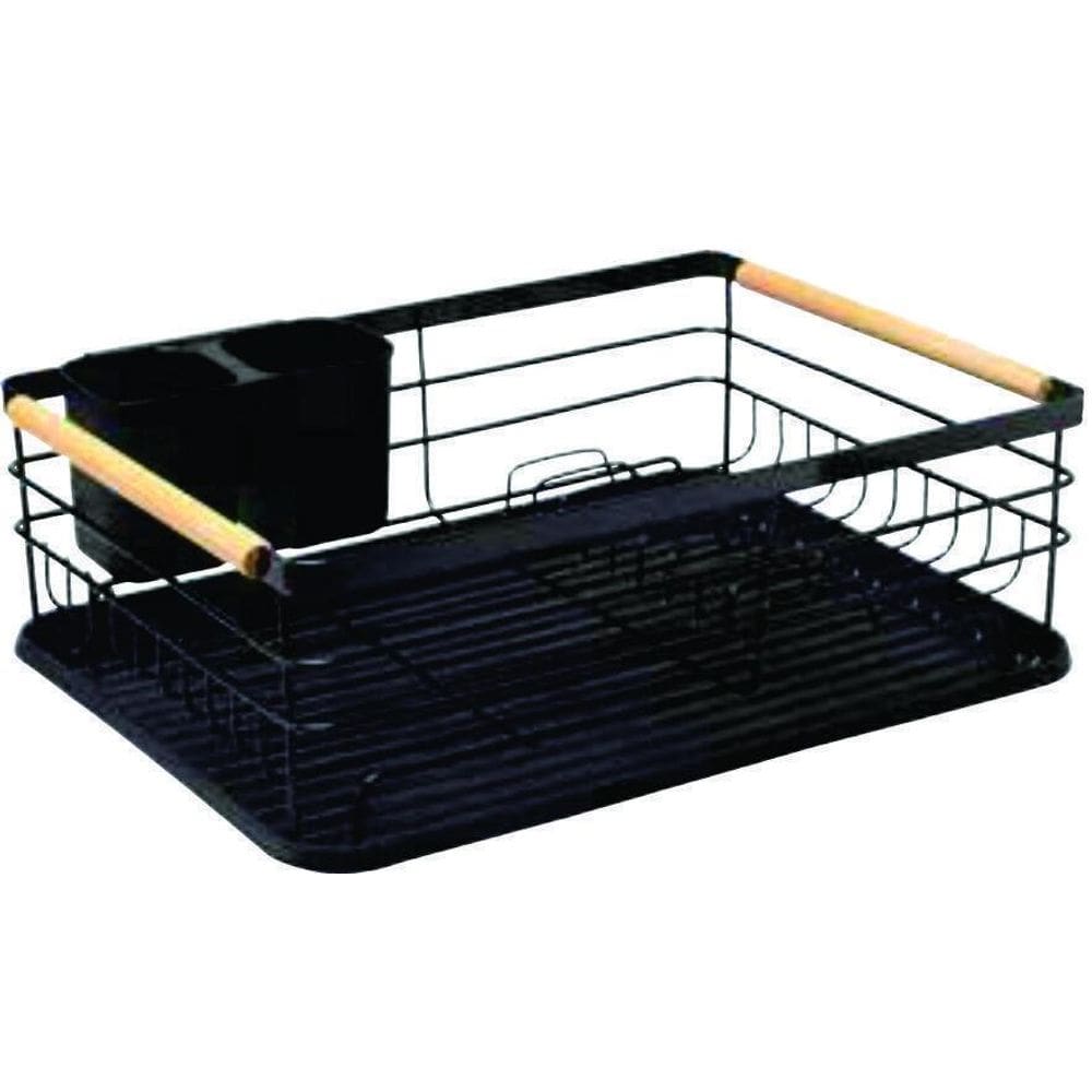 Escorredor De Loucas Metal Preto Viena 43X32X14Cm 9002221