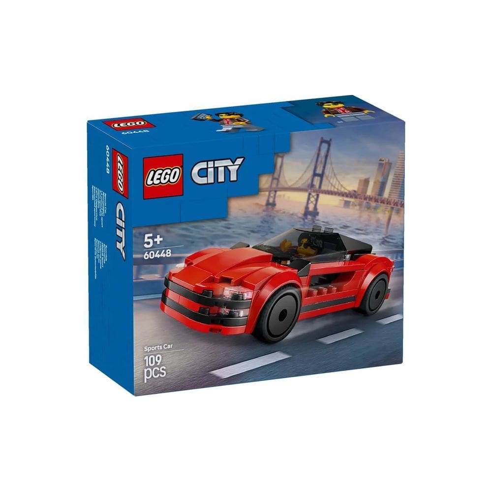 Lego 60448 City - Carro Esportivo Vermelho