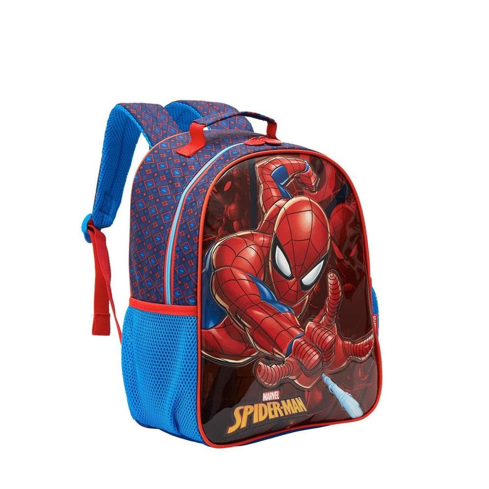 Mochila Escolar Infantil Homem Aranha Bolsa De Costas Menino