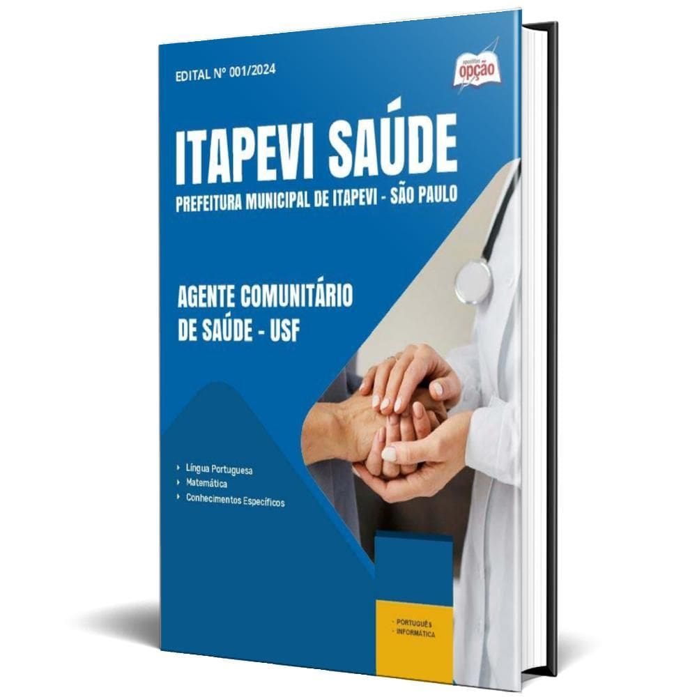 Apostila Itapevi Saúde 2025 - Agente Comunitário Saúde - Usf