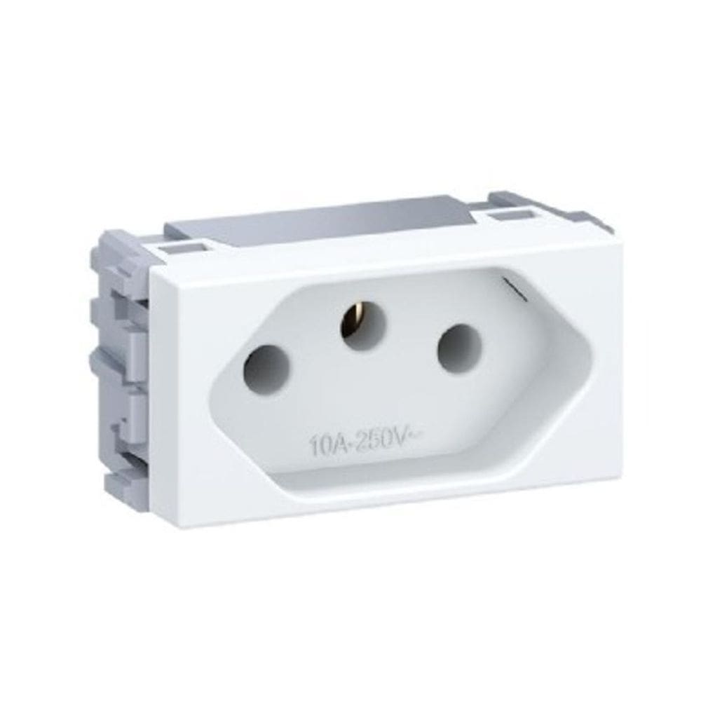 Módulo Tomada 2P + T 20A Branco Weg Esatta