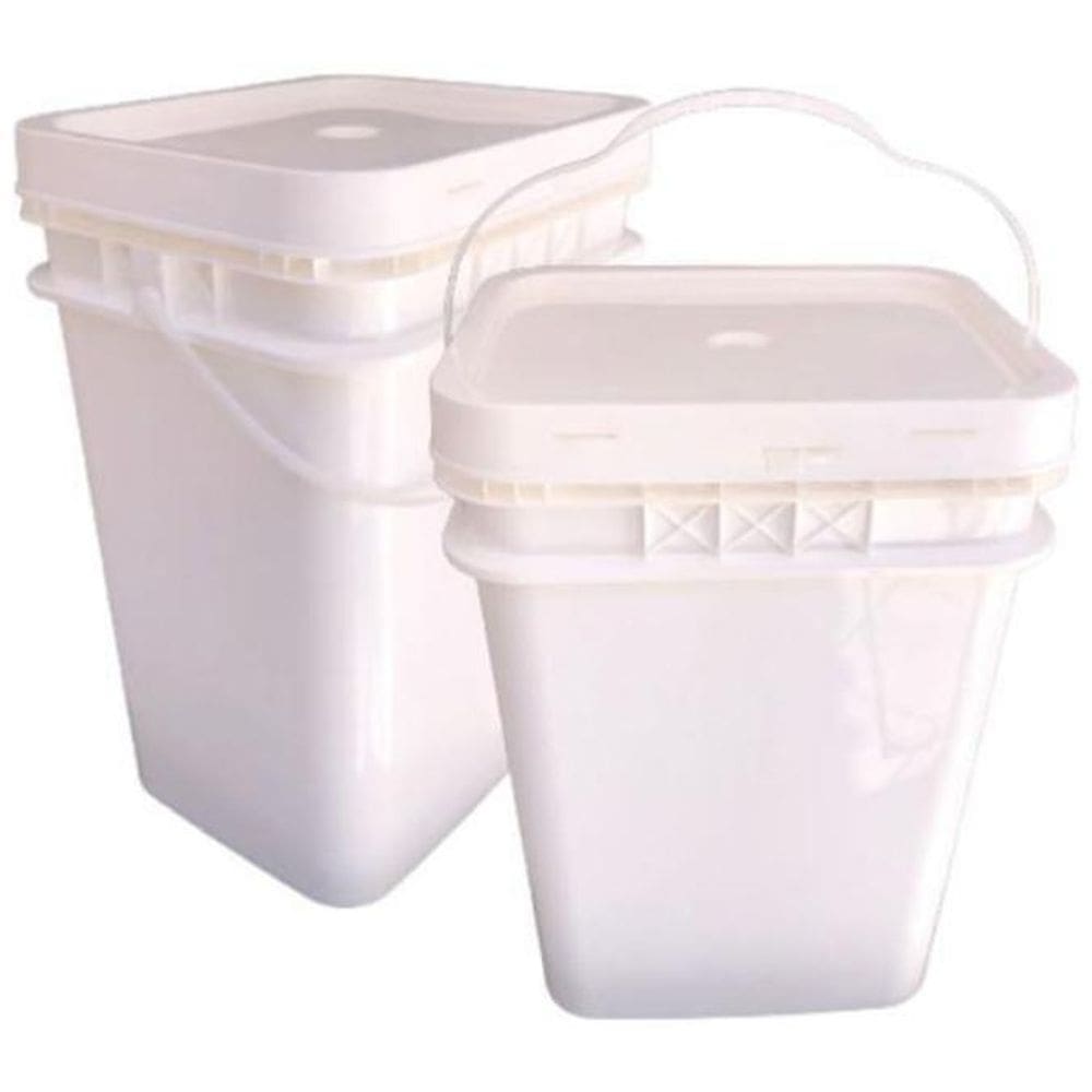 Balde Para Tempero De Plastico 20L Retangular