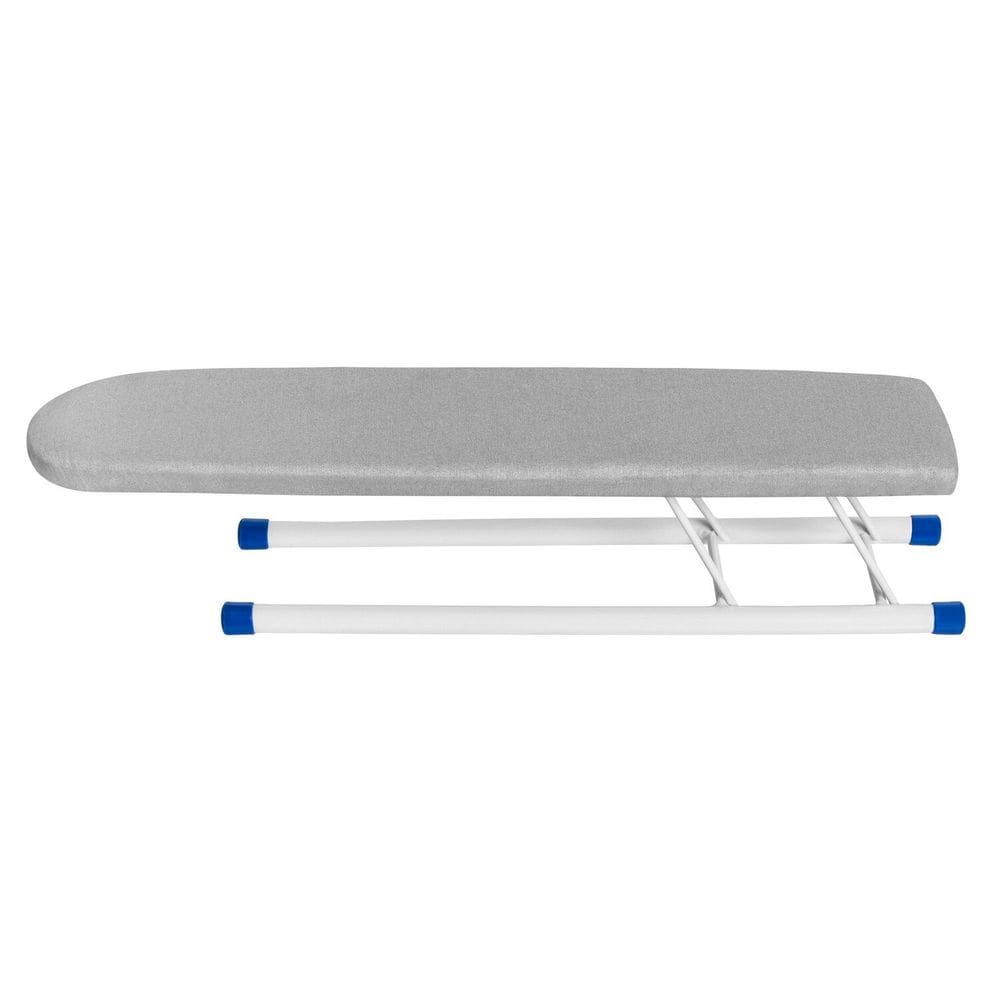 Tábua de Passar Mangas de Camisa Compacto Portatil Retratil Pratico Branco/Cinza
