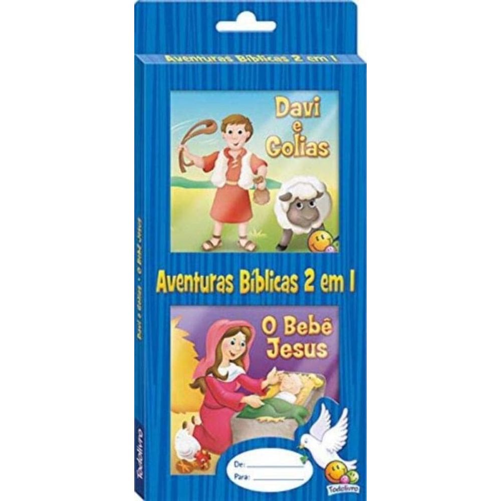 Aventuras Bibl. 2 Em 1: Davi e Golias-o Bebe Jesus