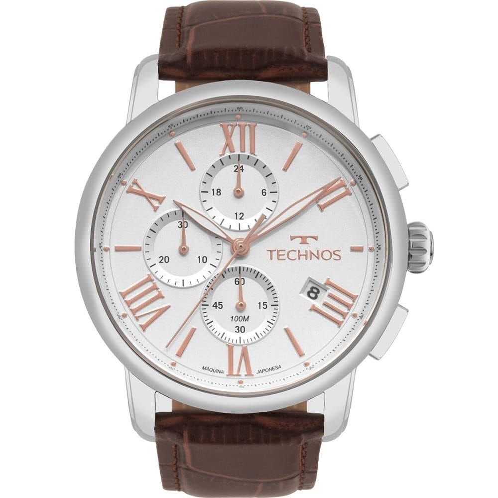Relógio TECHNOS masculino analógico multifunção JS15ENY/0K