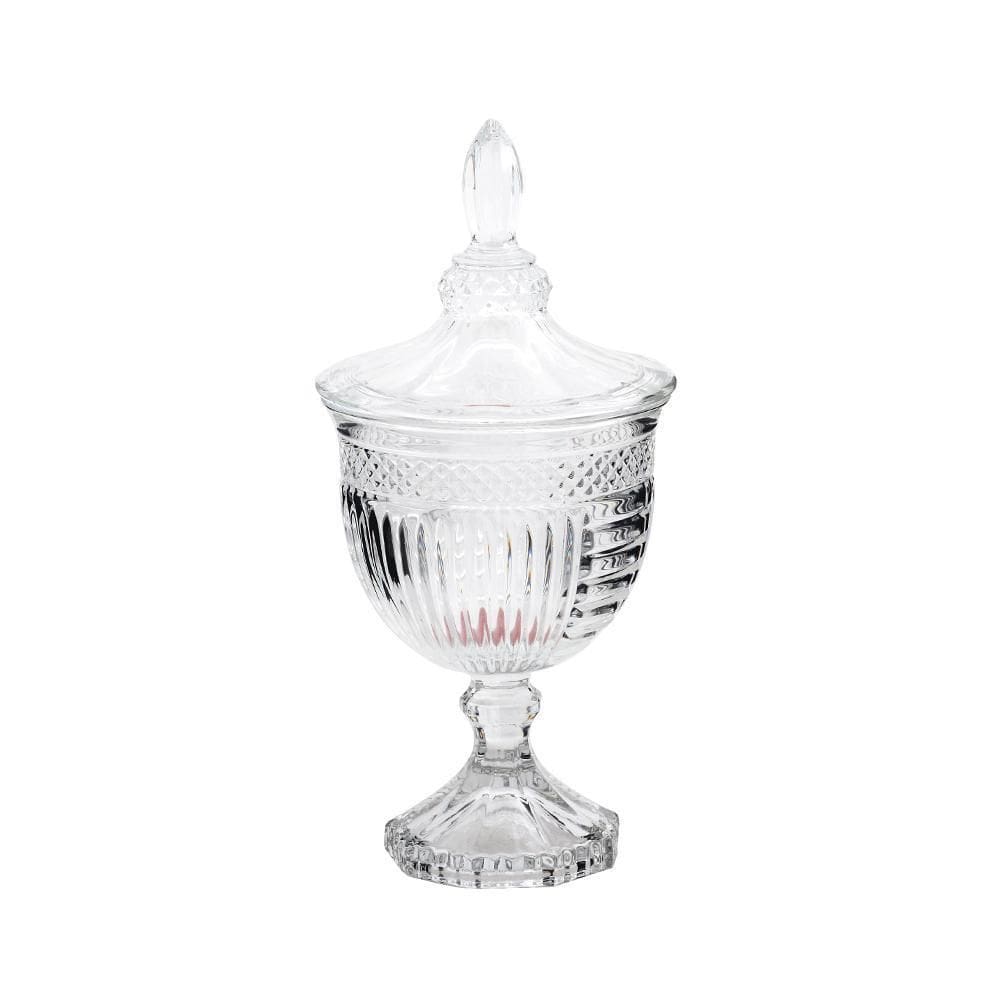 Bomboniere Jaca Transparente Vidro 24,5Cm - Wincy