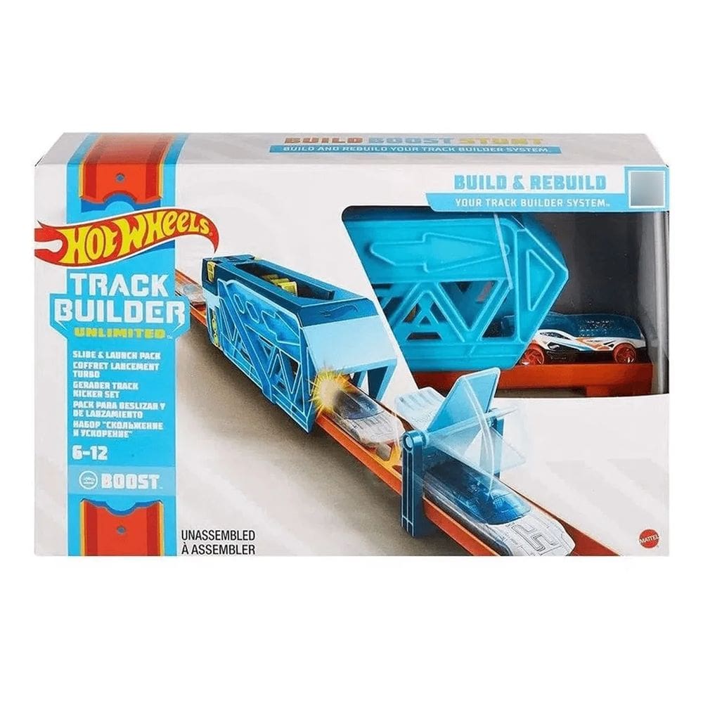 Pista Hot Wheels Track Builder Pista De Impulso Mattel GLC87