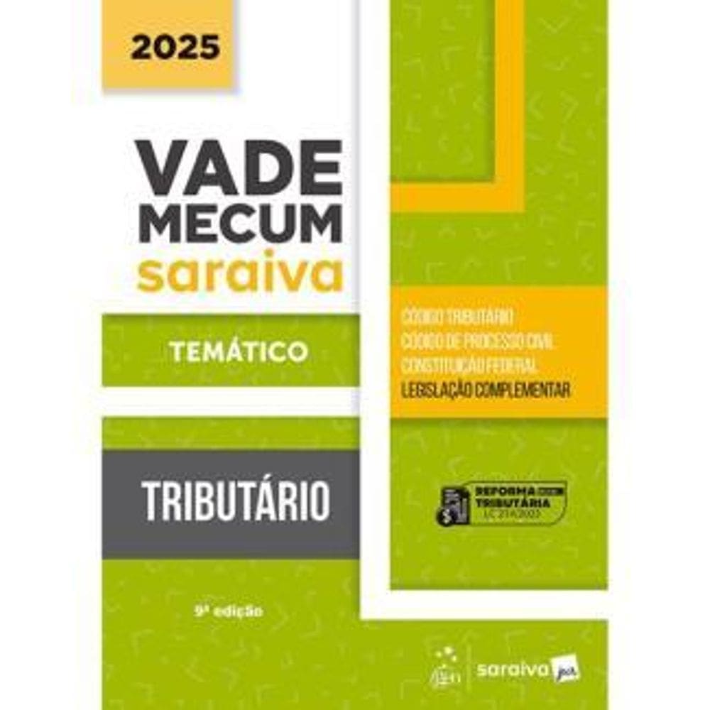 Vade Mecum Tributário - Temático - 9ª Edição 2025