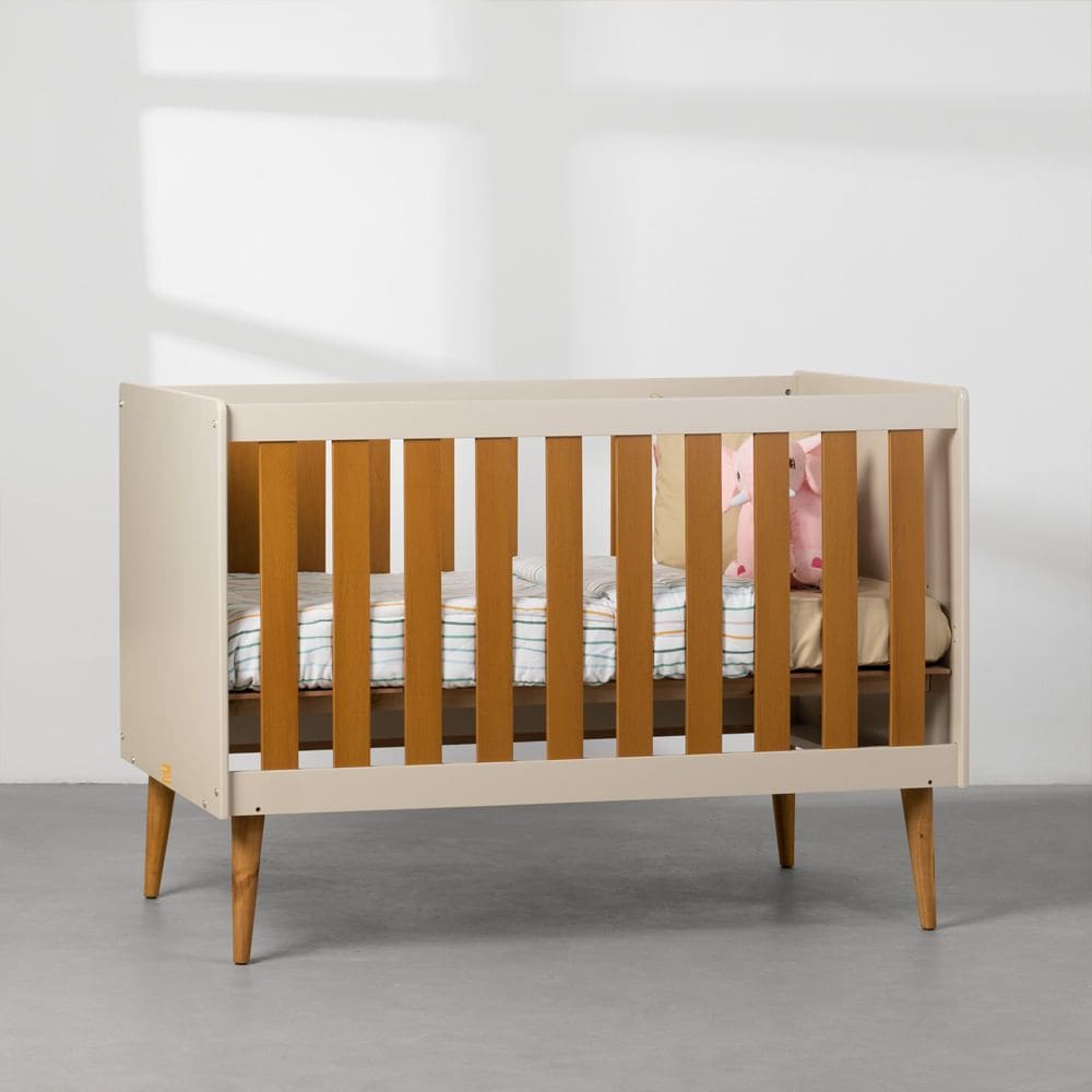 Berço Mini Cama Isis – Areia Fosco e Savana