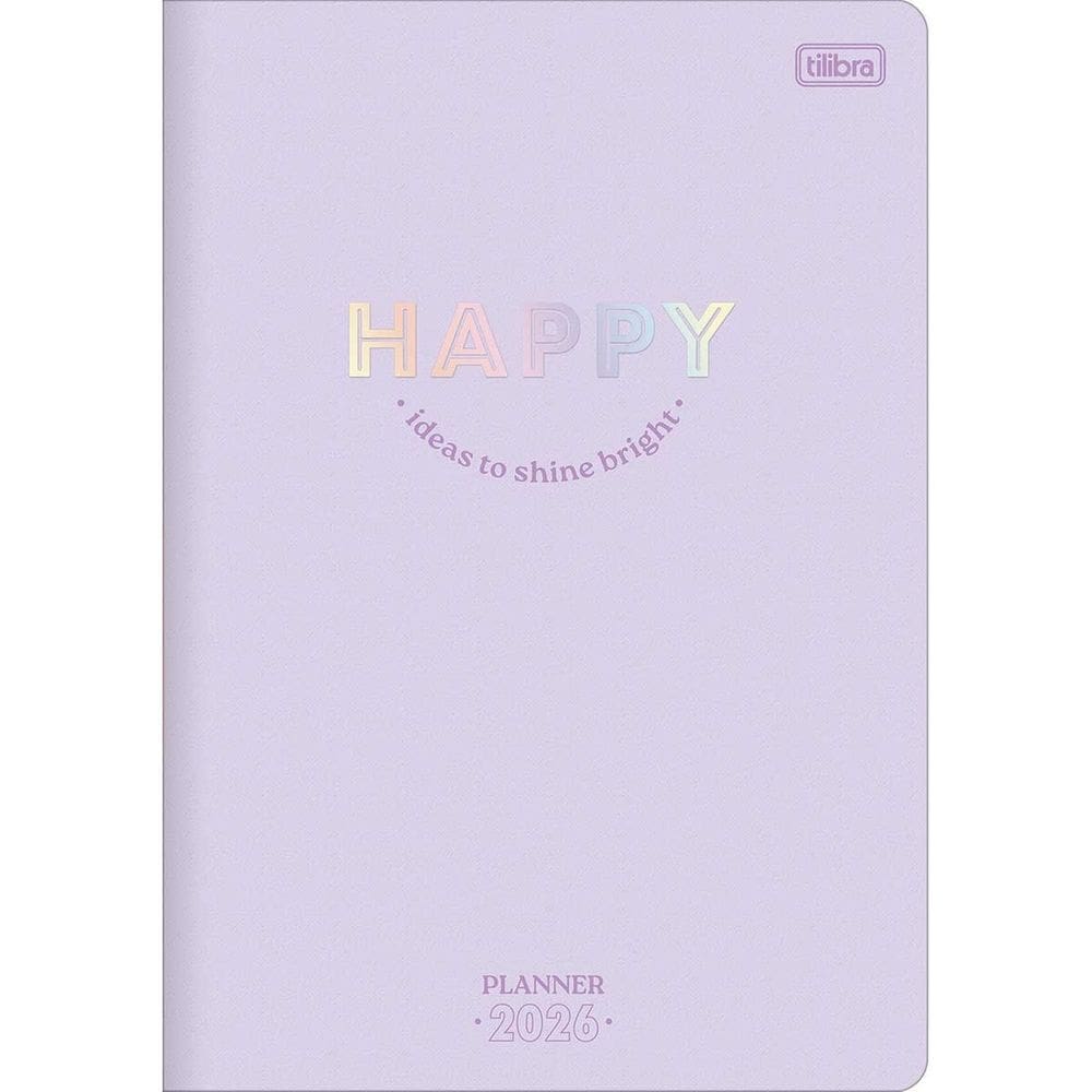 Agenda Planner Grampeada Happy 2026 Tilibra