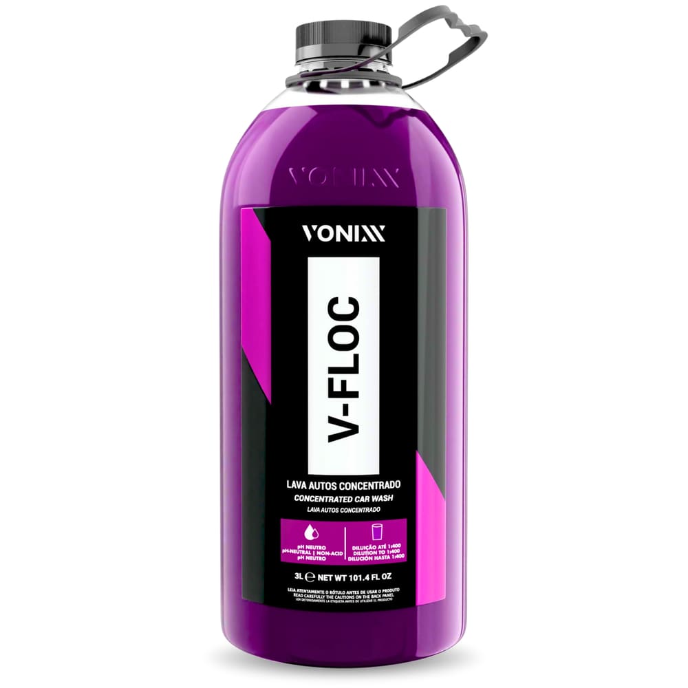 V-Floc 3L Shampoo Lava Carro Neutro Alto Rendimento Vonixx