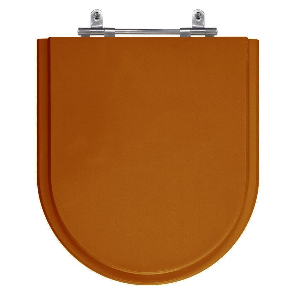 Assento Laqueado Riviera Caramelo Tampa Para Vaso Celite