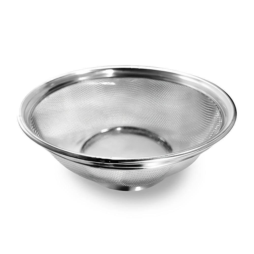 Escorredor Cesto Cozinha Redondo Inox Escorre Macarrão E