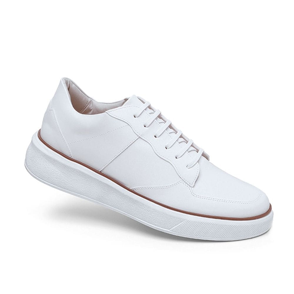 Sapatênis Tênis Masculino Casual Branco Design Moderno e Conforto com Forro Macio e Solado Leve