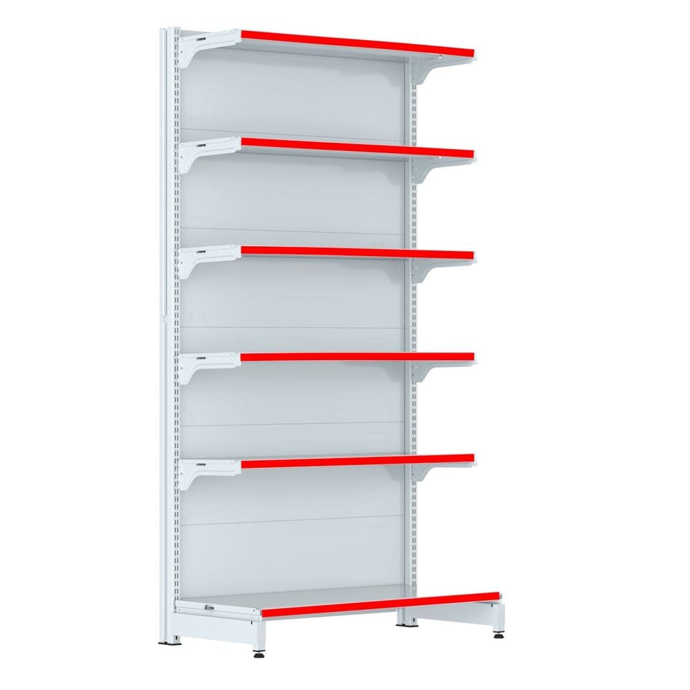 Gondola Parede 202 FIT Farmacia Inicial 6 Bd Branco Pe Verme