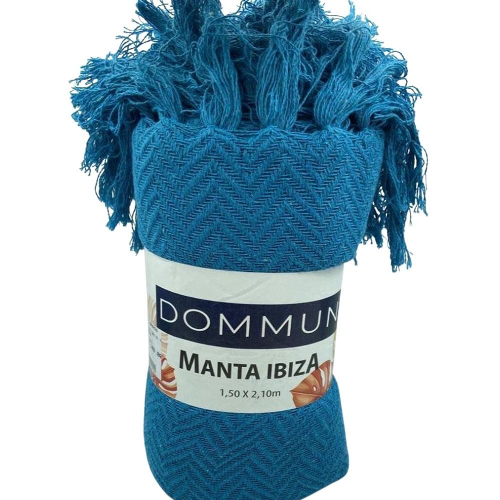 Manta Ibiza 100% Algodão 1,50 X 2,10M Dommun