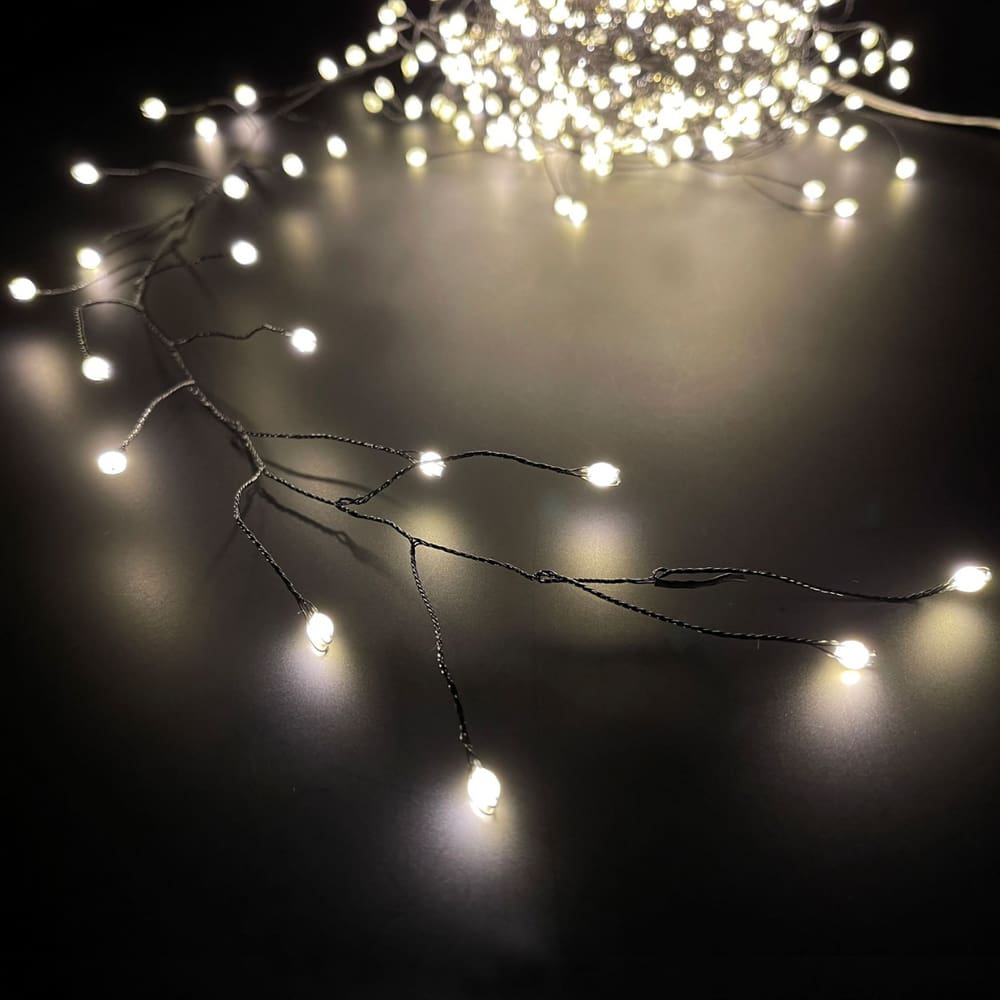 Fio de Luz Fada Cordão Led Festão 3000K 100 Leds Taschibra 220V