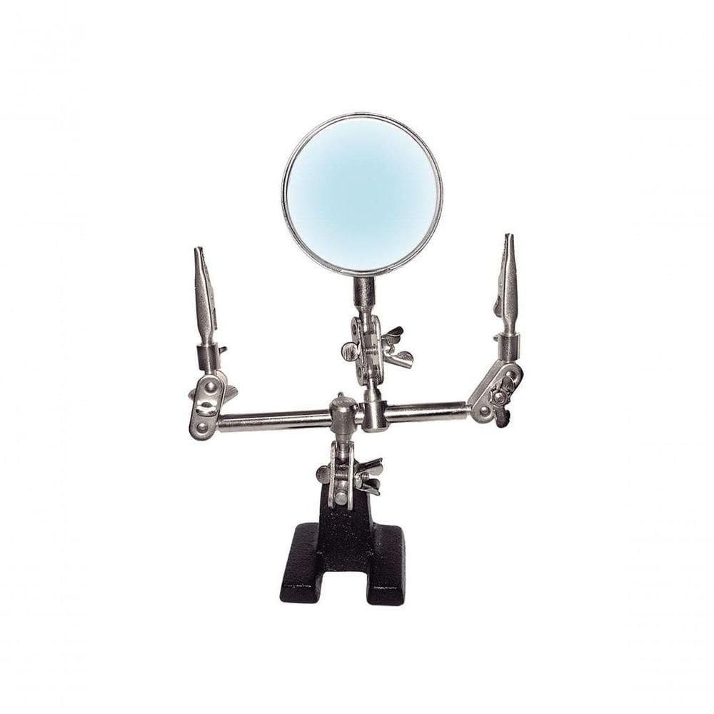 Lupa Com Suporte E Pincas C- Aumento 3x Hikari Hls10