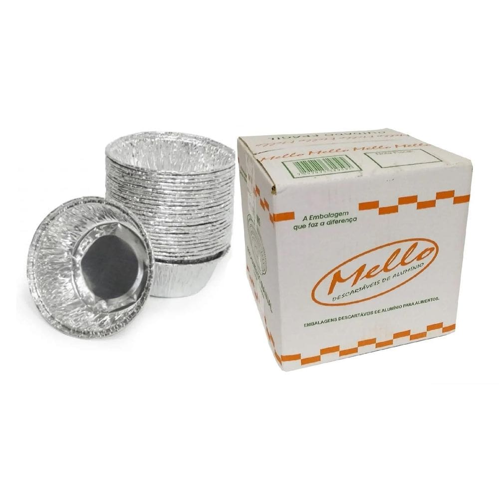 Forma De Alumínio Para Empada Forno 50Ml 4Cx
