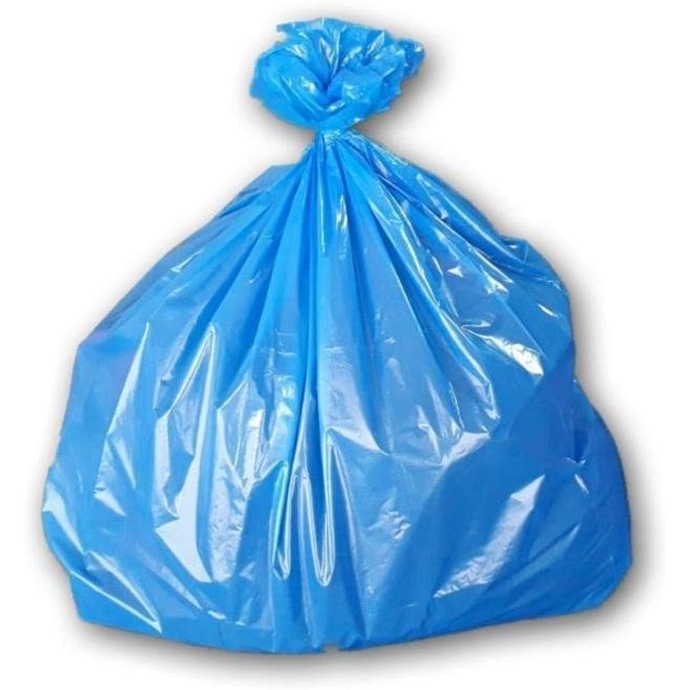 Saco De Lixo De 20 Litros Cor Azul 35X45Cm - C/100