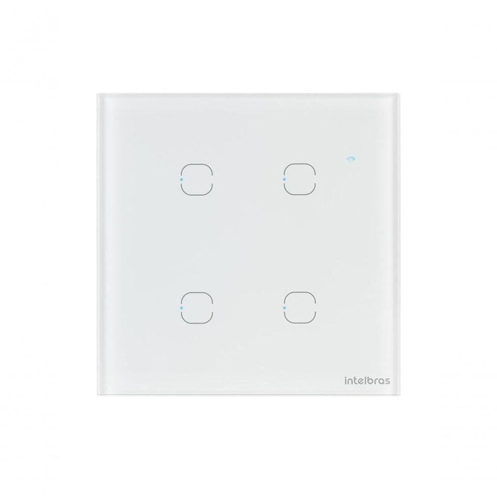 Interruptor Smart Wi-fi Touch 4 Teclas Ews 1004 Branco 4850029