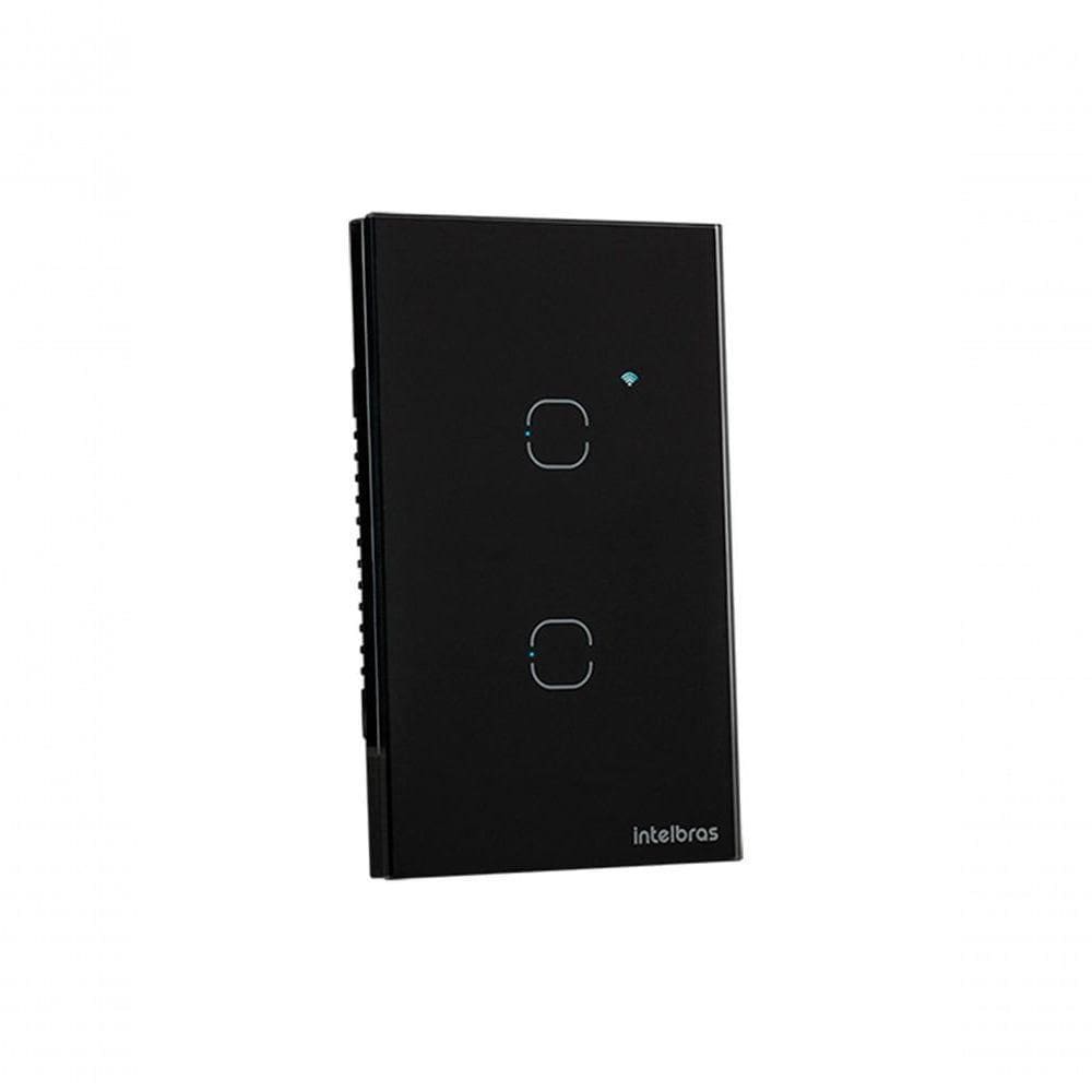 Interruptor Smart Wi-fi Touch 2 Preto Mis 1002 4850060