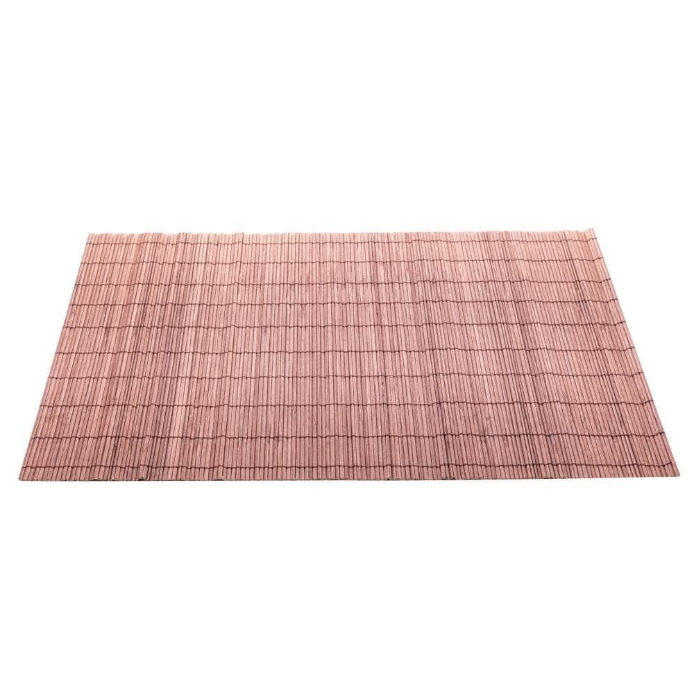 Lugar Americano Esteira Lyor Marrom De Bambu 30Cm X 45Cm