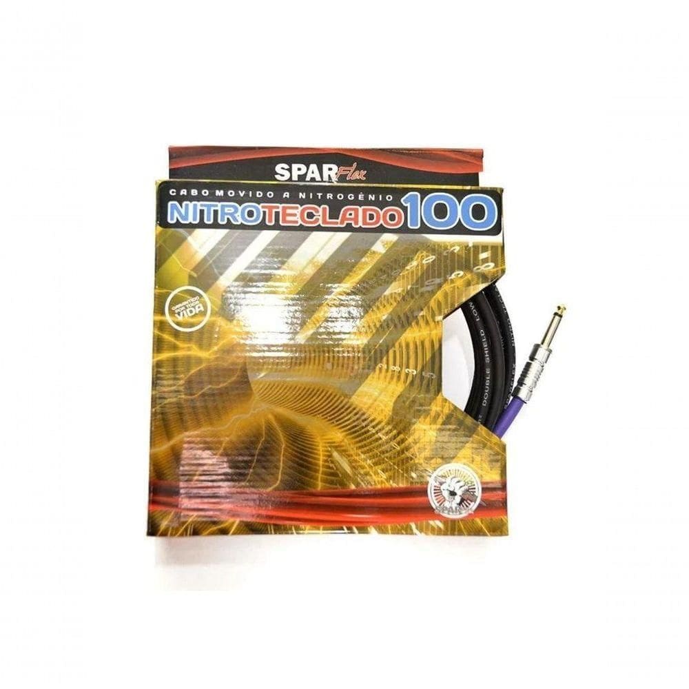 Cabo Teclado Sparflex Nitro 100 Plug 90 5 Metros Preto...