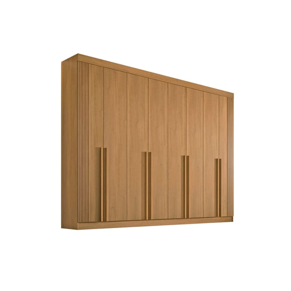 Guarda Roupa 8 Portas 8 Gavetas Daymont Ripado Móveis D Doro