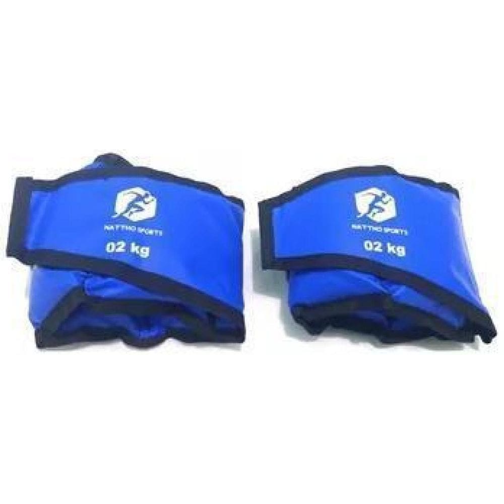 Tornozeleira De Peso 0,500G/1Kg/2Kg Kit Funcional Completo