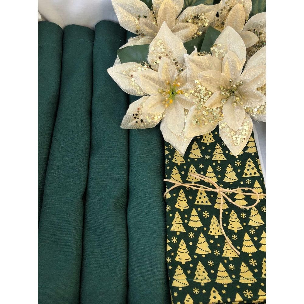 Jogo Americano Anel Porta Guardanapo 8 Lugares Guardanapo 01