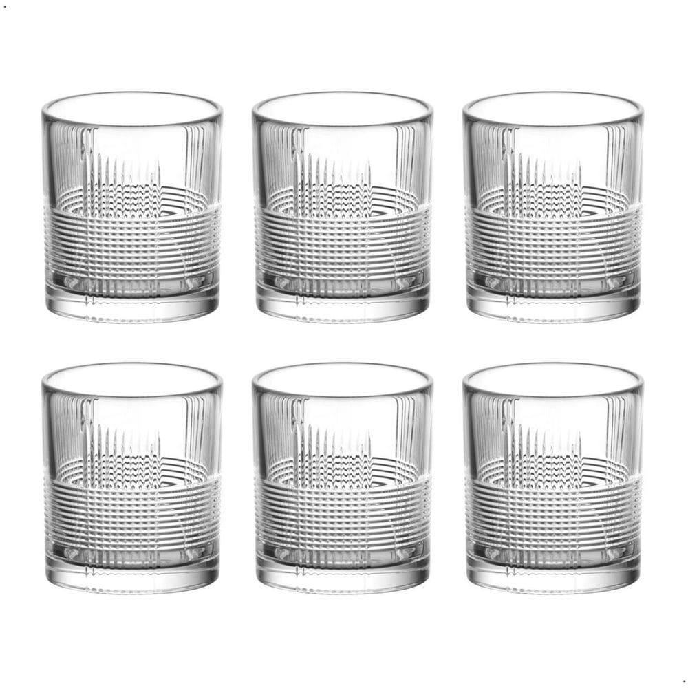 Jogo 6 Copos Cristal Whisky 310 Ml Linha Vivant L`Hermitage