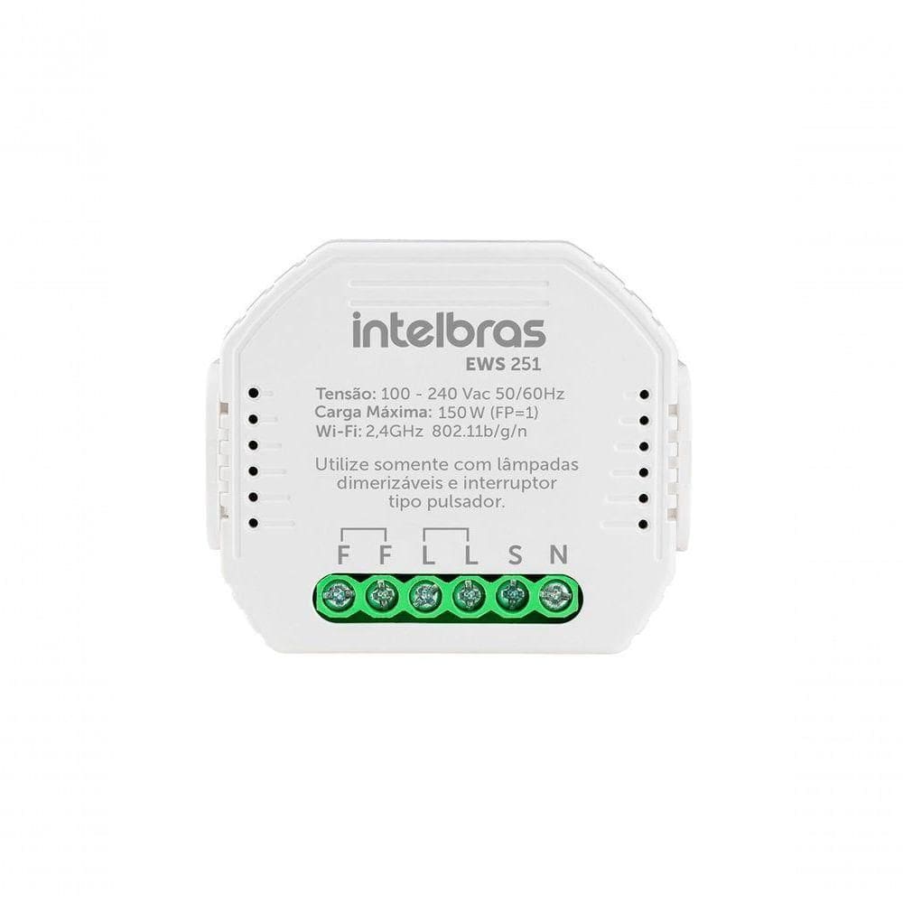 Interruptor Controlador Dimmer Smart Wi-fi Ews 251 4850031